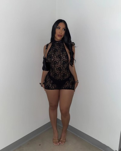 Nightclub lace dress, pajamas, nightgown