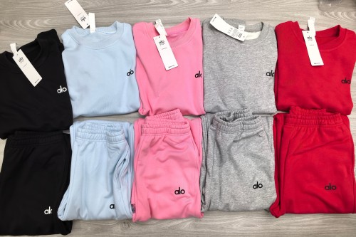 High quality women's set long sleeved top and long pants two-piece set