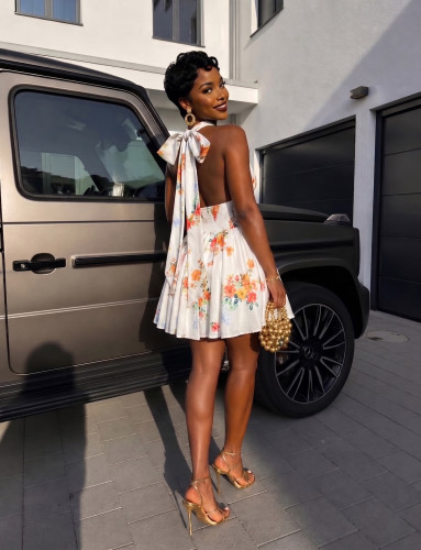 Floral sleeveless dress