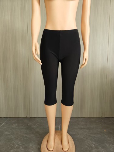 Glossy cropped pants FF1520