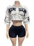 Loose, short, crop top cardigan, heavy-duty jacket FC1600