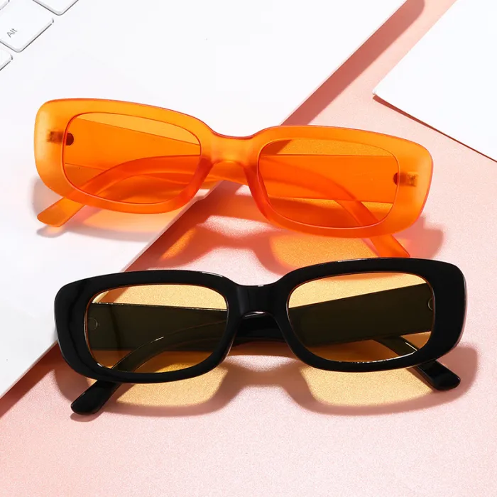 Retro Rectangular Sunglasses
