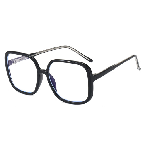 Men Women Optical Frames Oversized Square Blue Light Blocking Glasses