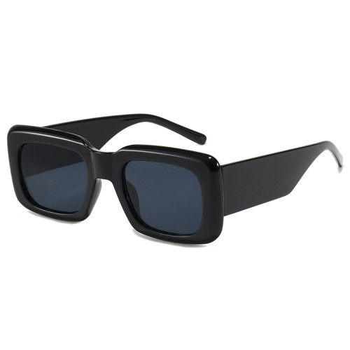 90s Retro Chunky Rectangle Sunglasses | Vintage Thick Frame UV400 Trendy Sun Glasses for Men & Women