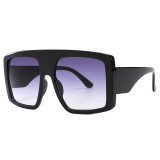 Large Frame Oversized Shield Shades Sunglasses