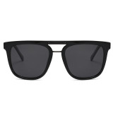 TR90 Frame Double Bridge Flat Top Polarized Sunglasses