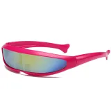 Futuristic X-Men Cyclops Goggles Monolens Wrap around Sunglasses