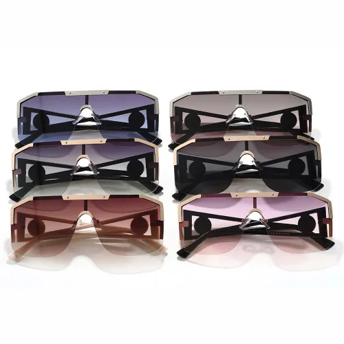 Oversize Gradient UV400 Shades Sunglasses