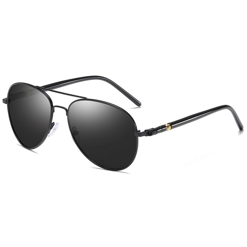 Wholesale China cheap Black Shades Men's Polarized Sunglasses
