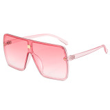 Oversize Mono Lens Shades Sunglasses