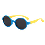 Round Polarized Blocking Sunglasses For Kids Classic Eyewear
