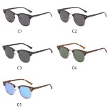 Superhot Eyewear 14661 Polarized Sunglasses for Men and Women Semi-Rimless Frame Driving Sun glasses 100% UV Blocking