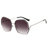 Women UV400 Vintage Metal Frame Outdoor Sunglasses