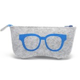 Non-Woven Fabric Zipper Glasses Pouches