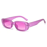 Purple Rectangle Sunglasses