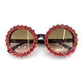 Round Sparkling Sunglasses