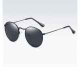 Polarized Round Metal Sunglasses