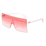 Tinted Rimless Sunglasses