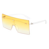 Tinted Rimless Sunglasses