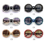 Round Sparkling Sunglasses