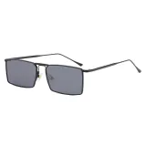 Rectangle Metal Sunglasses