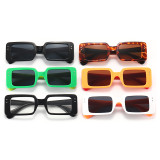 Fashion Plastic Rectangle Sunglasses