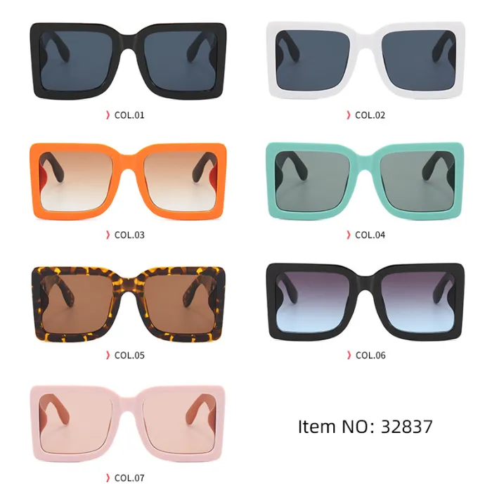 Big Frame Oversized Square Shades Sunglasses