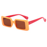 Fashion Plastic Rectangle Sunglasses