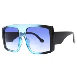 Large Frame Oversized Shield Shades Sunglasses