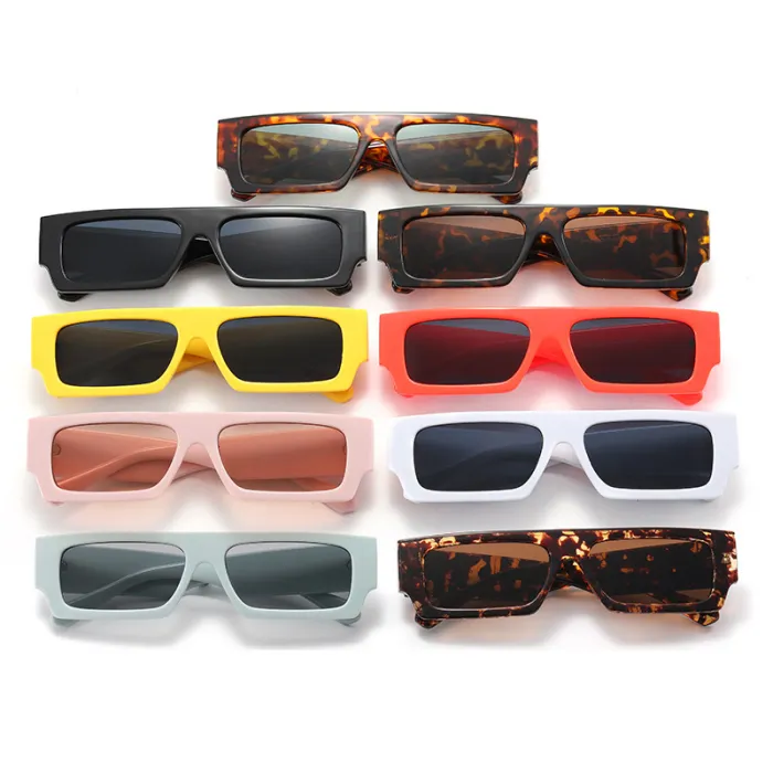 Flat Top Rectangle Sunglasses