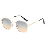 Fashion Square Metal Frame Sunglasses