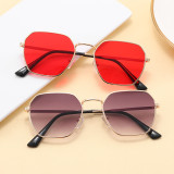 Fashion Square Metal Frame Sunglasses