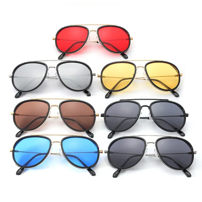 Retro Steampunk Metal Frame Sunglasses
