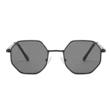 Octagonal Metal Sunglasses