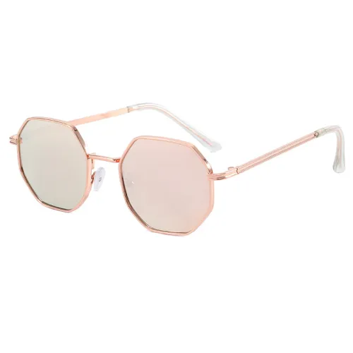Octagonal Metal Sunglasses