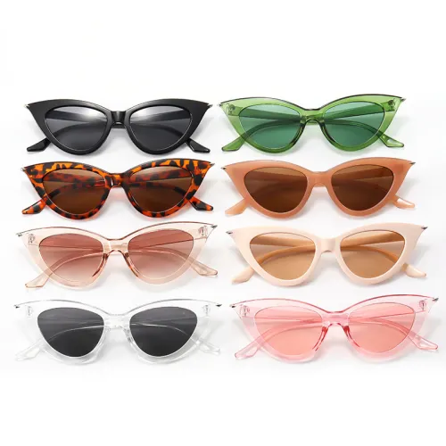 Cat Eye Women Small Triangle Sunglasses