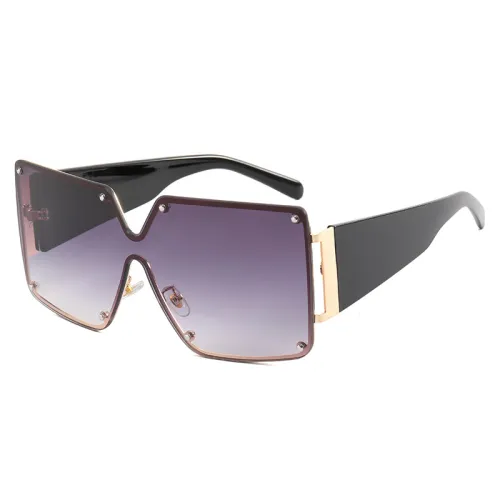 Oversize UV400 Gradient Shades Sunglasses