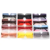 Square Oversized Rimless Sunglasses
