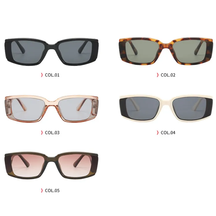 Vintage Plastic Rectangle Sunglasses