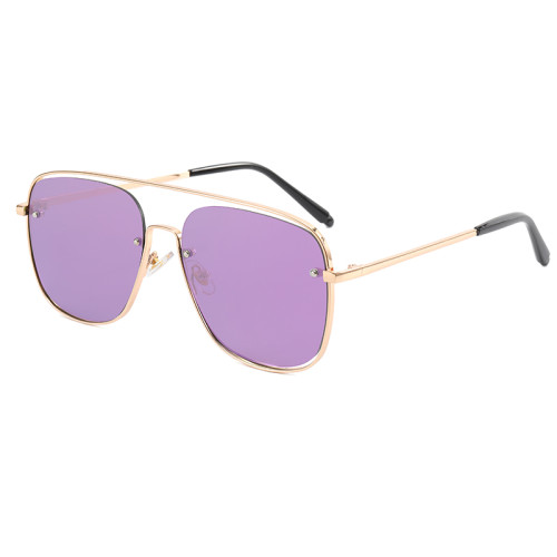 Metal Frame UV400 Gradient Shades Sunglasses