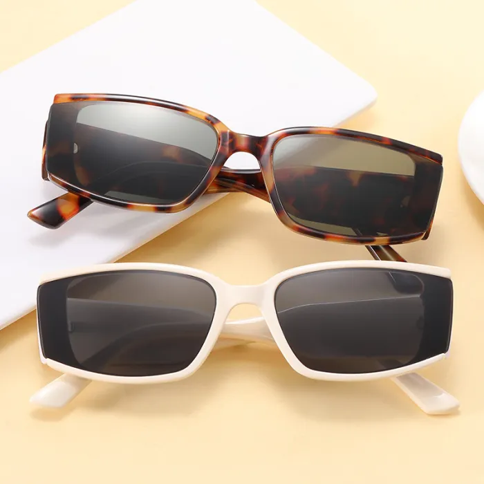 Vintage Plastic Rectangle Sunglasses