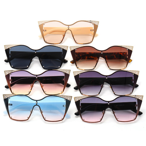 Fashion Oversize Cat Eye Shades Sunglasses