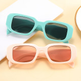 Retro Vintage Plastic Rectangle Sunglasses