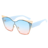 Fashion Oversize Cat Eye Shades Sunglasses