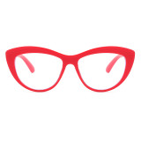 Clear Lens Eyeglasses Frame Cat Eye Computer Blue Light Blocking Glasses