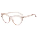 Clear Lens Eyeglasses Frame Cat Eye Computer Blue Light Blocking Glasses