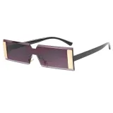 Rimless Rectangle Sunglasses