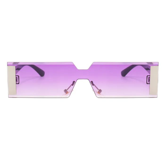 Rimless Rectangle Sunglasses