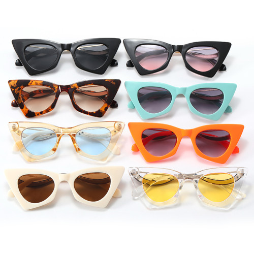 Vintage Square Cat Eye Women Sunglasses