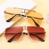 Metal Frame UV400 Gradient Shades Sunglasses